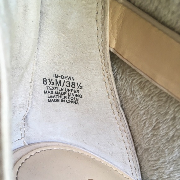 VINCE CAMUTO Imagine Devin ivory strappy stiletto heels 8.5 - Picture 9 of 12